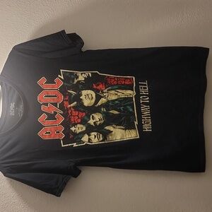 AC/DC Highway to Hell graphic band tee S
